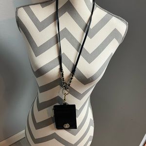 Tory Burch Card Holder Necklace